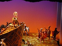 Scene im Musical "König der Löwen"